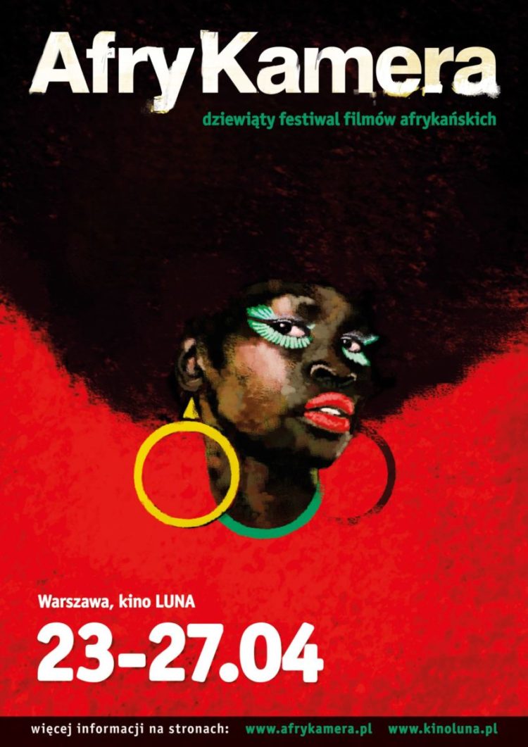 AfryKamera  9. Festiwal Filmów Afrykańskich 23-27 kwietnia, Kino Luna Kraków, Poznań, Gdańsk Wrocław, Białystok