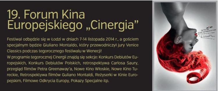 7-14 listopada Cinergia zaprasza na filmy