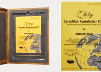 Audiostacja ze Złotym Certyfikatem Rzetelności