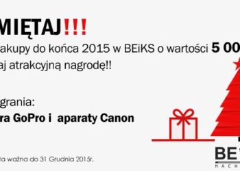 Zrób zakupy do końca 2015r. w BEiKS o wartości 5 000zł i wygraj atrakcyjną nagrodę!!