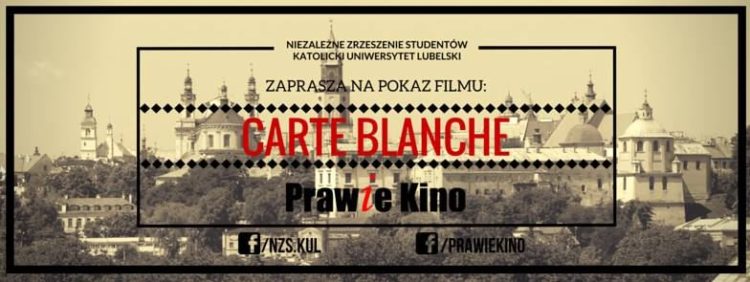Pokaz filmu „Carte Blanche” na Katolickim Uniwersytecie Lubelskim