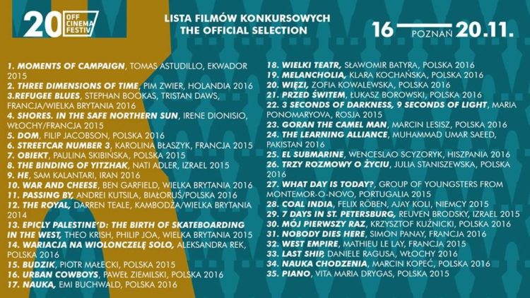 OFF CINEMA STARTUJE W LISTOPADZIE