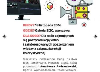 Warsztaty z korekcji barwnej produkcji video