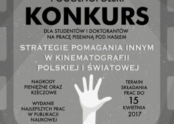 „Strategie pomagania innym w kinematografii polskiej i światowej” – konkurs