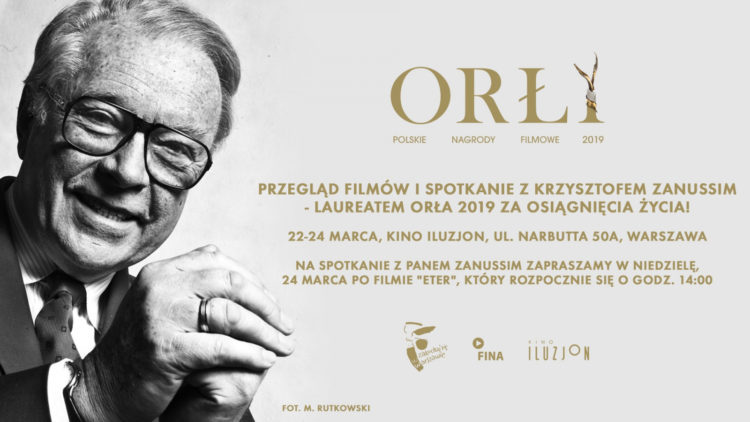 PRZEGLĄD FILMÓW LAUREATA ORŁA 2019 ZA OSIĄGNIĘCIA ŻYCIA KRZYSZTOFA ZANUSSIEGO!