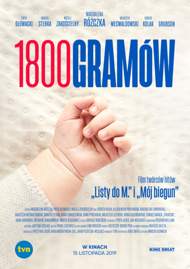RÓŻCZKA, ZAKOŚCIELNY, STENKA, GŁOWACKI i MECWALDOWSKI w nowym filmie TVN! 1800 GRAMÓW od 15 listopada w kinach