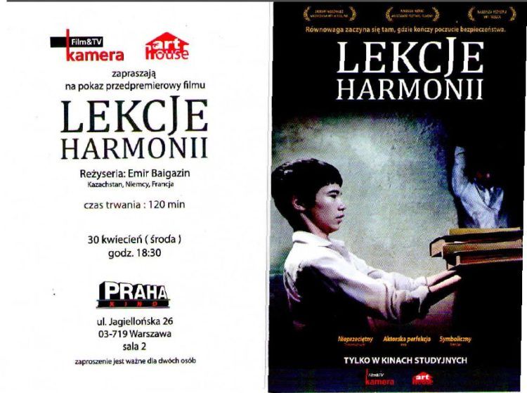Rozdajemy zaproszenia na „Lekcje harmonii”