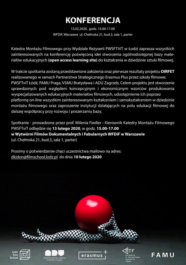 Konferencja Katedry Montażu Filmowego