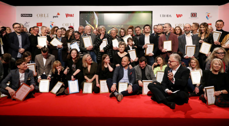 Orły 2020 Maja Komorowska z Orłem za Osiągnięcia Życia.