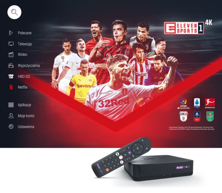 Emocje sportowe w 4K dostępne w PLAY NOW TV BOX