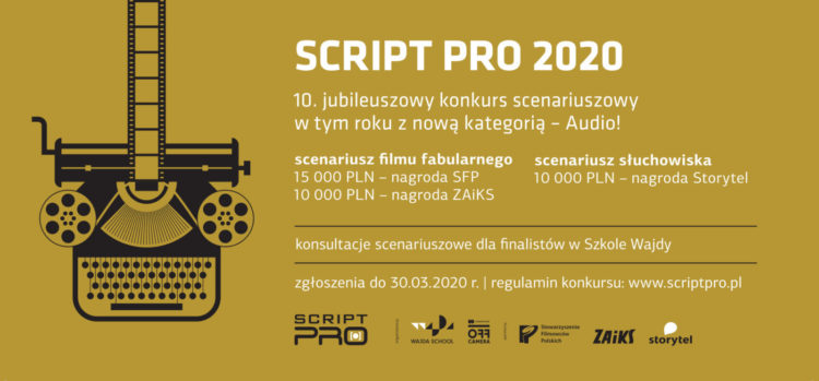 Konkurs scenariuszowy Script Pro zapraszamy!