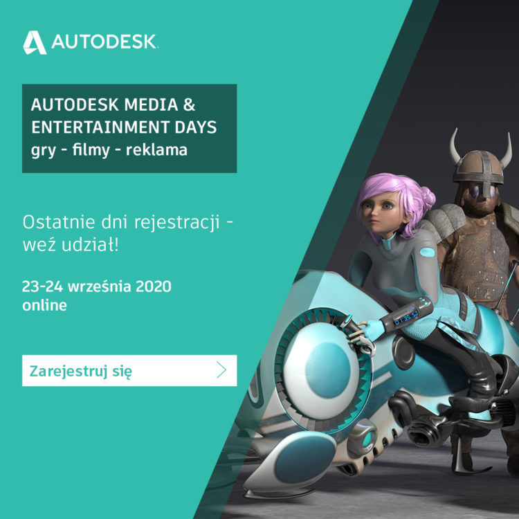 Spotkaj się z innymi profesjonalistami rynku gier i animacji – Autodesk Media & Entertainment Days