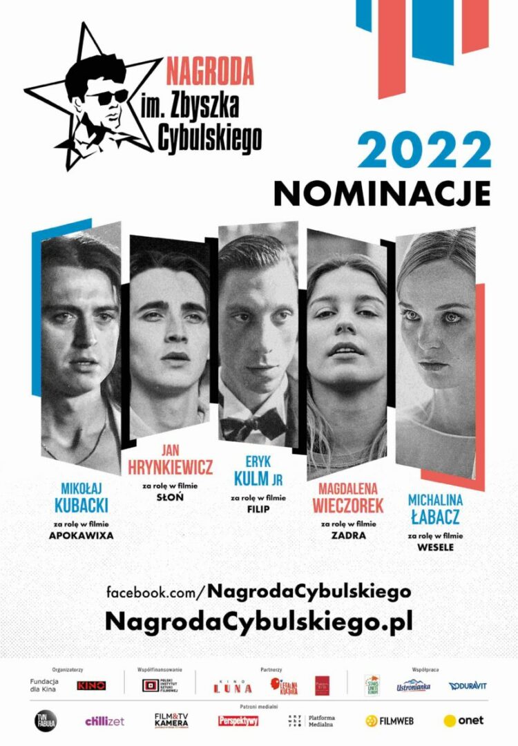 Nominacje do nagrody im. Zbyszka Cybulskiego 2022