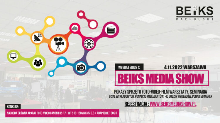 BEIKS MEDIA SHOW – 04.11.2022. Przedstawiamy pełny program prezentacji sześciu sal