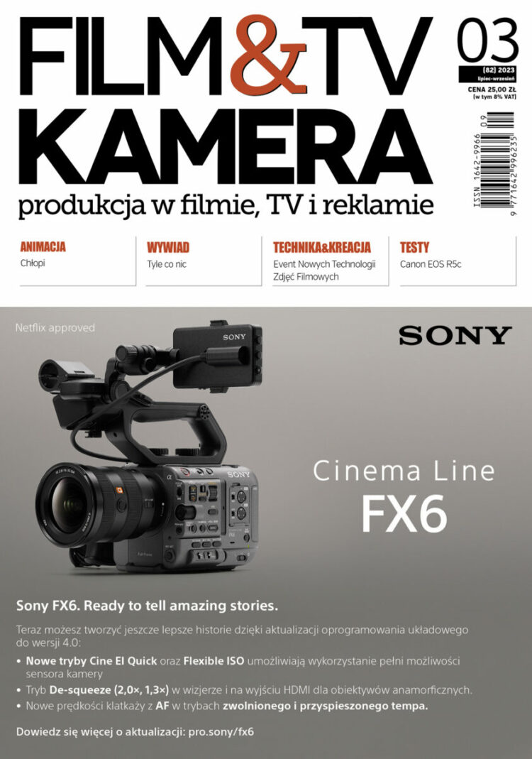 Nowe wydanie Film&TV Kamera 03/2023